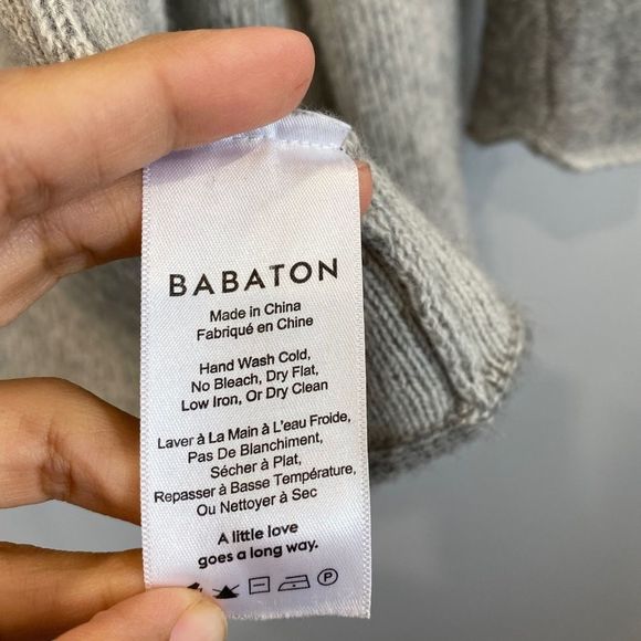 Aritzia Babaton Grey Wool Cardigan - Picture 7 of 8